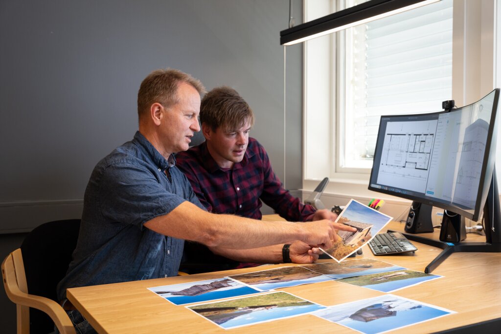 Morten Sjemmedal planlegger hyttemodellen Sjemmedalhytta.